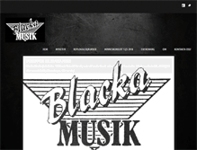 Tablet Screenshot of blackamusik.com